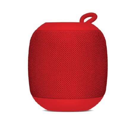 BOCINA BROBOTIX BLUETOOTH FM/USB REDONDA ROJO