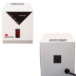 REGULADOR SMARTBITT SBAVRAC2000 DE 2000VA 1200 WATTS LINEA BLANCA P/LAVADORAS DE HASTA 300W SECADORAS 700W