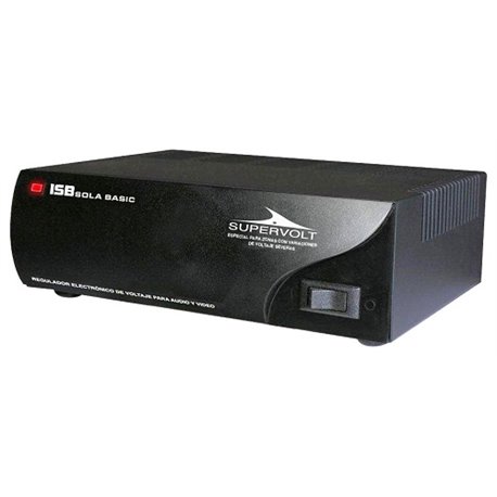 REGULADOR SOLA BASIC DSV-6 SUPERVOLT 600 VA 4 CONTACTOS PARA AUDIO Y VIDEO