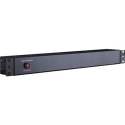 PDU BASICO CYBERPOWER PDU15B12R MONOFASICO RACK 1U 12 NEMA 5-15R 120V CARCASA METALICA GRADO INDUSTRIAL