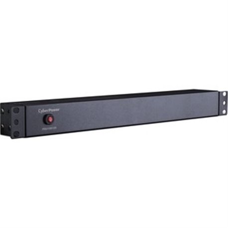 PDU BASICO CYBERPOWER PDU15B12R MONOFASICO RACK 1U 12 NEMA 5-15R 120V CARCASA METALICA GRADO INDUSTRIAL