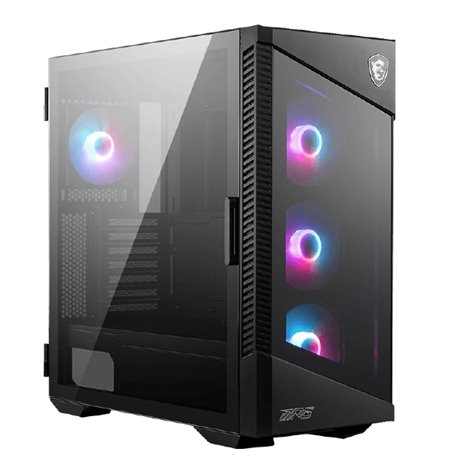 GABINETE MSI MPG VELOX 100R NEGRO VIDRIO TEMPLADO VENTILADOR ARGB MEDIA TORRE ATX / MICRO-ATX / MINI-ITX
