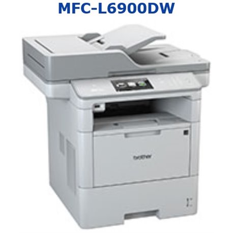 MULTIFUNCIONAL BROTHER MFCL6900DW LASER 52PPM DUPLEX MONOCROMATICA