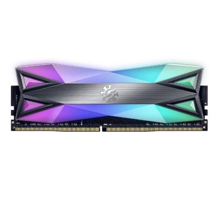 MEMORIA ADATA 16GB DDR4 3600MHZ XPG D60 RGB DISIPADOR TITANIO AX4U360016G18I-ST60