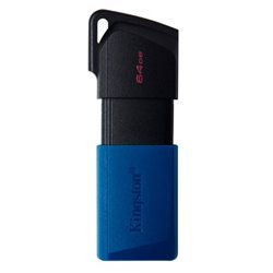 MEMORIA KINGSTON 64GB USB 3.2 NEGRO/AZUL GEN 1 DATATRAVEL EXODIA M DTXM/64GB