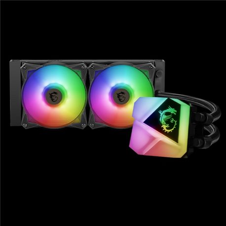ENFRIAMIENTO LIQUIDO MSI ARGB 2*FAN 120MM COMPATIBLE CON SOCKET AM5 Y SOCKET 1700