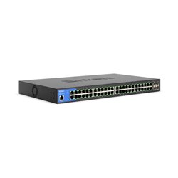 SWITCH LINKSYS LGS352C ADMINISTRABLE COMPATIBLE CAPA 3 DE 48 PUERTOS GIGABIT Y 4 PUERTOS SFP+