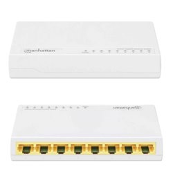SWITCH MANHATTAN 8 PUERTOS BLANCO