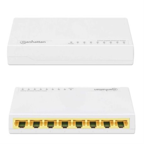 SWITCH MANHATTAN 8 PUERTOS BLANCO