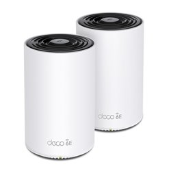SISTEMA DECO XE75 PRO (2 piezas) TP-LINK MESH WI-FI 6E AXE5400 TRI-BANDA (6GHz+5GHz+2.4GHz) 1 RJ45 2.5Gbps y 2 RJ45 GIGABIT
