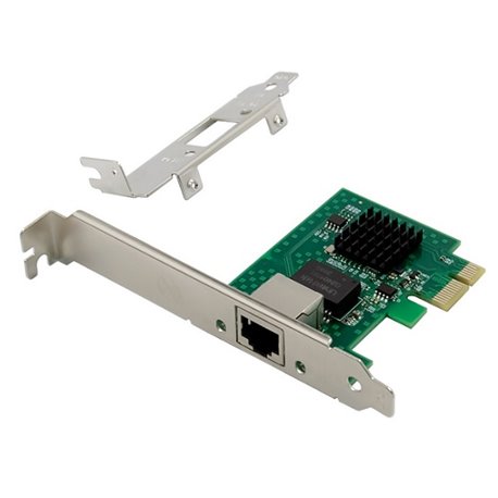 ADAPTADOR X-MEDIA XM-NA4811 PCI Express 1 PUERTO RJ45 HASTA 2.5Gbps CHIPSET Intel I225-V LED INDICADOR DE ENLACE