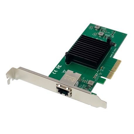 ADAPTADOR X-MEDIA XM-NA6810 PCI Express 3.0x4 CON 1 PUERTO RJ45 Gigabit/Megabit HASTA 10Gbps LED INDICADOR DE ENLACE