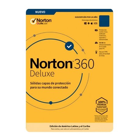 ESD Norton 360 Deluxe 5 Dispositivos 1 Año