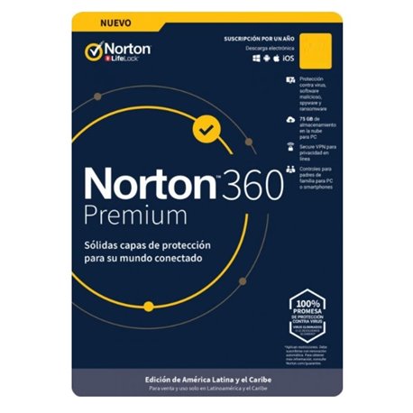 ESD Norton 360 Premium 10 Dispositivos 1 Año