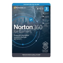 ESD Norton 360 For Gamers / Total Security 3 Dispositivo 1 Año