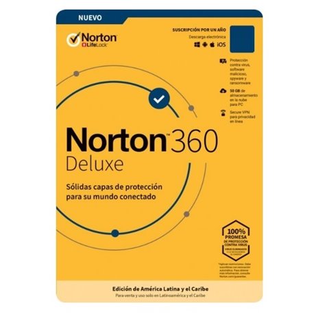 ESD Norton 360 Deluxe / Total Security 3 Dispositivo 2 Años