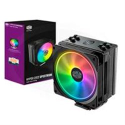 DISIPADOR COOLER MASTER HYPER 212 SPECTRUM RGB LGA 2066/2011-V3 / 2011/1151/1150/1155/1156/1366/775/AMD AM4 / AM3 + / AM3 / AM2 