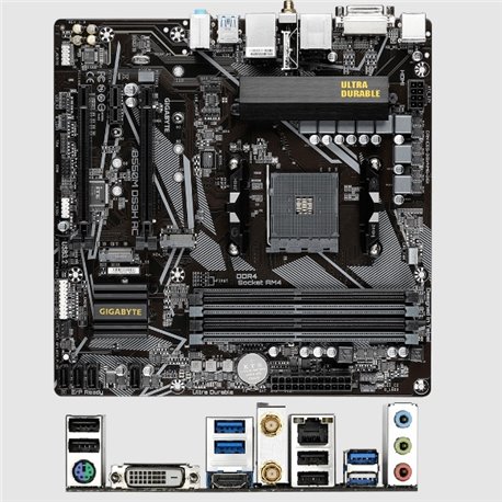 MB AM GIGABYTE B550M DS3H AC AM4 WIFI MATX 4*DDR4 4733MHZ DVI HDMI