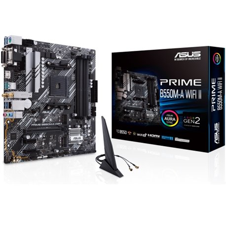 MB AM ASUS PRIME B550M-A WIFI II SOCKET AM4 4*DDR4 HDMI VGA DP