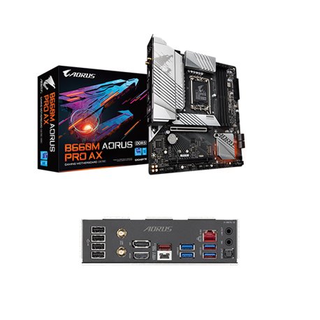MB GIGABYTE B660M AORUS PRO AX SOCKET 1700 12A GEN 4*DDR5 HDMI DP