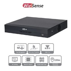 DVR DAHUA 8 CANALES 4k/ WIZSENSE/ H.265+/ 8 CANALES+8 IP /HASTA 16 CANALES IP/2 CANALES RECONOCIMIENTO FACIAL DH-XVR5108HS-4KL-I