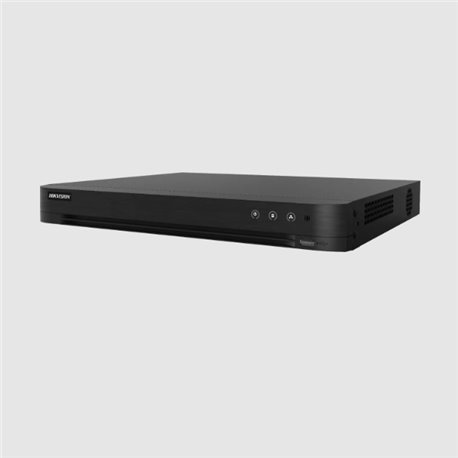 DVR HIKVISION 32 CANALES 2 MEGAPIXELES 1080P LITE / ACUSENSE 32 CANALES TURBOHD +2 CANALES IP / 2 BAHIAS DE DISCO DURO