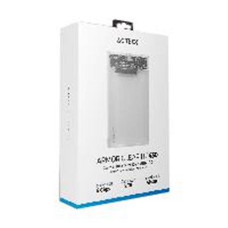 CARCASA CASE ENCLOSURE HDD ARMOR CLEAR HC430 ACTECK / 2.5 / USB MICRO B / SATA / 2 TB / USB A 3.0 / 5 GBPS DE VELOCIDAD / TOOL L