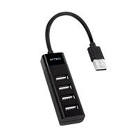 HUB USB 4 EN 1 ACTECK DH420 / 4X USB A 2.0 / NEGRO / AC-934671