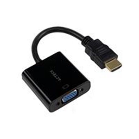 ADAPTADOR ACTECK AV400 / HDMI A VGA / 20 CM / 4K / NEGRO / AC-934756