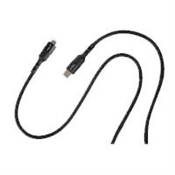 CABLE ACTECK USB C A LIGHTNING LINX PLUS CL420 / 1M / NYLON TRENZADO / MACHO A MACHO / NEGRO / AC-934862