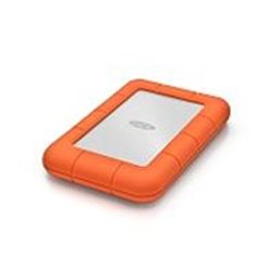 DD EXTERNO 1TB LACIE RUGGED MINI 2.5 PORTATIL USB 3.0 NARANJA-PLATA WINDOWS MAC CONTRAGOLPES AGUA Y POLVO