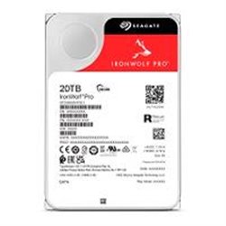 DD INTERNO 20TB SEAGATE IRONWOLF PRO 3.5 ESCRITORIO SATA3 6GB/S 256MB 7200RPM 24X7 HOT-PLUG NAS SIN LIMITE DE BAHIAS