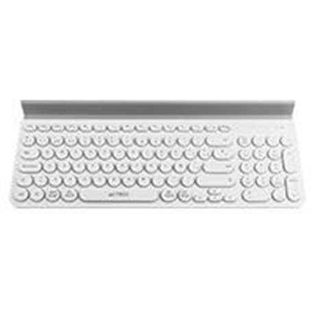 TECLADO MULTIDISPOSITIVO UNY COMP TI685/ 2.4GHZ / 3 MODOS BT /RANURA PARA DISPOSITIVO / 1XBAT AAA INCLUIDAS / CONTROL DE VOL/ BL