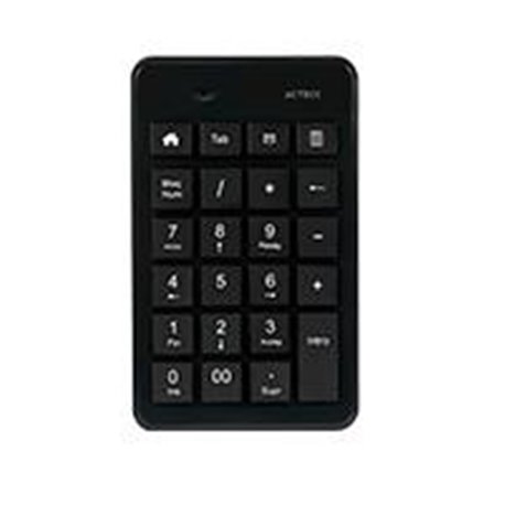 TECLADO NUMERICO INALAMBRICO ACTECK INSPIRE PAD TN450 / BLUETOOTH 5.0 / 23 TECLAS / NEGRO / ADVANCED SERIES / AC-934176