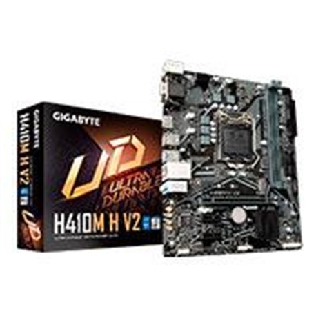 MB GIGABYTE H410 INTEL S-1200 10A GEN/2XDDR4 2666MHZ/VGA/HDMI/4XUSB3.1/M.2/MICRO ATX/GAMA BASICA
