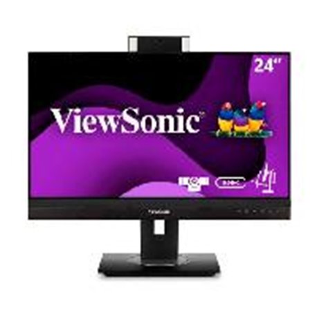 MONITOR VIEWSONIC VG2456V, 1920 X 1080, FULL HD, CAMARA WEB INTEGRADA, 75HZ, 5 MS, HDMI, DISPLAY PORT, USB C, 3 AÑOS DE GARANTIA