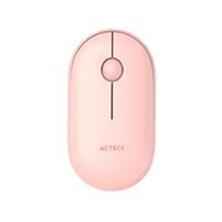 MOUSE INALAMBRICO ACTECK OPTIMIZE EDGE MI460 /2.4 GHZ / DISEÑO DELGADO / 1500 DPI / S 2 BOTONES / 1XBAT AA INCLUIDA / ROSA / AC-