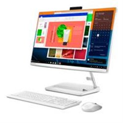 LENOVO IDEA AIO 3 24ITL6/CORE I3-1115G4 3.0GHZ/8GB(4GB Y 4GB DDR4-3200)MAX 16GB/1TB HDD/23.8 FHD/COLOR BLANCO/WIN 11 HOME/1 AÑO