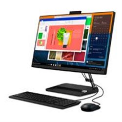 LENOVO IDEA AIO 3 24ALC6/RYZEN 7 5700U 1.8 GHZ/8GB DDR4-3200 MAX 16GB/256GB SSD 1TB HDD/23.8 FHD/COLOR NEGRO/WIN 11 HOME/1 AÑO E