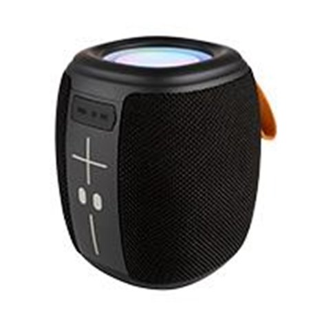 BOCINA BLUETHOOTH PORTÁTIL RGB NOVEL DRUM PERFECT CHOICE NEGRA