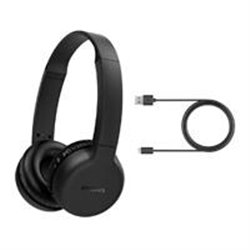 AUDIFONOS PHILIPS PEGABLES COMPACTOS / COLOR NEGRO / MICROFONO INTEGRADO / BLUETOOTH / SONIDO CLARO Y NITIDO / BLUETOOTH 5.1