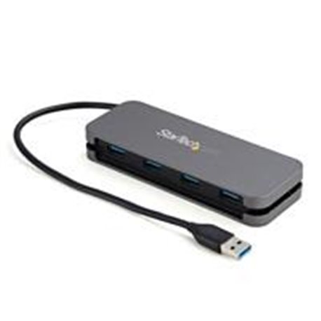 HB30AM4AB HUB USB 3.0 DE 4 PUERTOS USB-A - HUB USB TIPO A PARA LAPTOP/PC, 5GBPS, ALIMENTADO POR BUS USB, CABLE DE 28CM Y GESTOR 