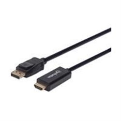 153195 CABLE DISPLAYPORT,MANHATTAN,153195, - HDMI M-M 4K  1.0M