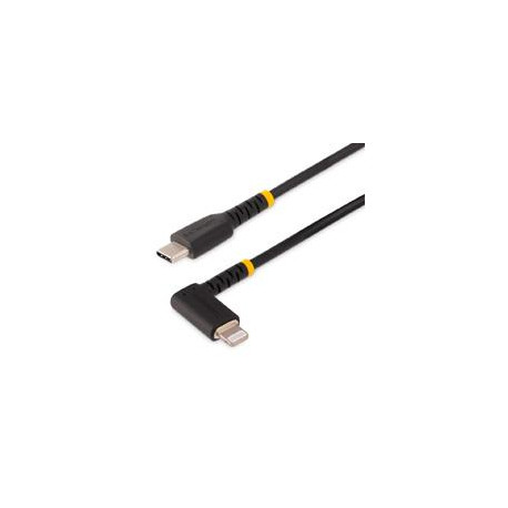 R2CCR-2M-USB-CABLE CABLE 2M USB C  ACODADO EN ÁNGULO RECTO - PD 60W - 3A - CABLE USB-C DE CARGA RAPIDA - DE ALTA RESISTENCIA - U