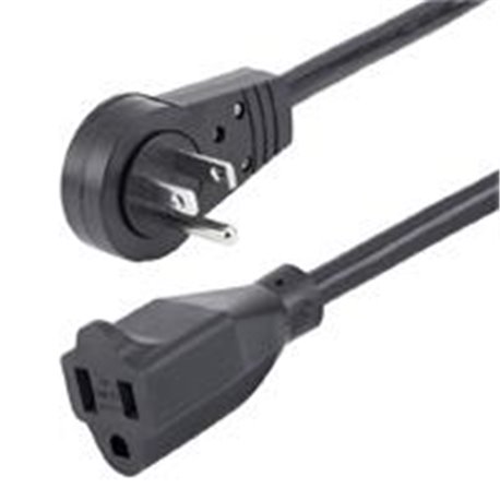 RTPAC1016 CABLE DE 1.8M DE EXTENSION DE ALIMENTACION - CABLE ALARGADOR DE CORRIENTE ROTATIVO PLANO DE 360DEG - NEMA 5-15P A NEMA