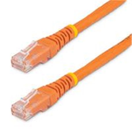 C6PATCH15OR CABLE DE RED 4.5M CATEGORIA CAT6 UTP RJ45 GIGABIT ETHERNET ETL - PATCH MOLDEADO - NARANJA - STARTECH.COM MOD. C6PATC