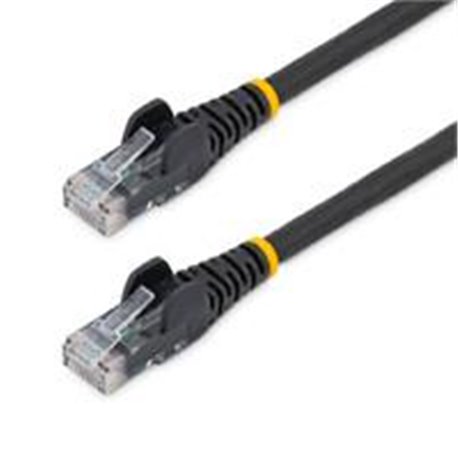 N6LPATCH3MBK CABLE ETHERNET CAT 6 DE 3 METROS - LSZH - CABLE DE RED PATCH CAT6 UTP RJ45 POE DE 100W 10 GBE SIN ENGANCHES NEGRO, 