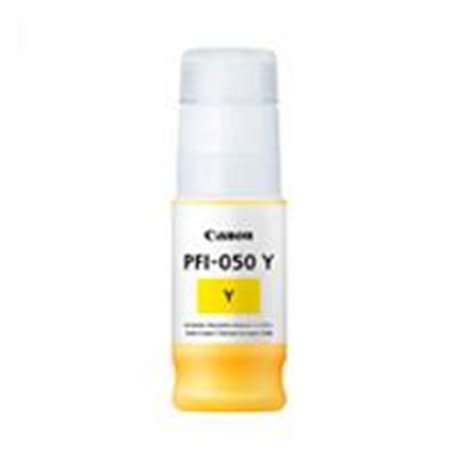 5701C001AA TANQUE DE TINTA CANON PFI-050 Y AMARILLO,COMPATIBLE: TC-20, CAPACIDAD 70 ML
