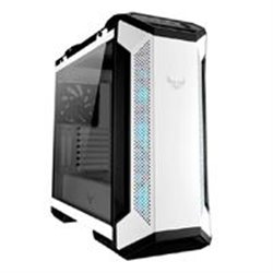 GT501/WT/HANDLE// GABINETE ASUS TUF GAMING GT501 CASE/BLANCO/MEDIA TORRE/ATX/EATX/CRISTAL TEMPLADO/RGB/GAMER