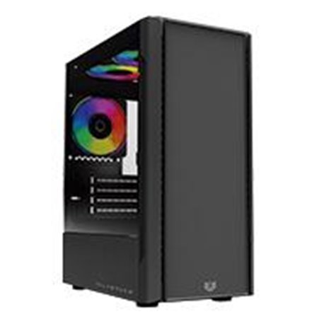 BR-936095 GABINETE GAMER BALAM RUSH NYX GI730 / MEDIA TORRE / MICRO ATX, MINI ITX / VENTILADOR RGB / PANEL CRISTAL TEMPLADO, MET